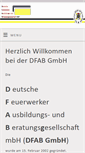 Mobile Screenshot of dfabgmbh.de